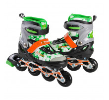 Дитячі ролики Extreme Motion RL2430(Green) колеса що світяться, зелений, S (30-33)