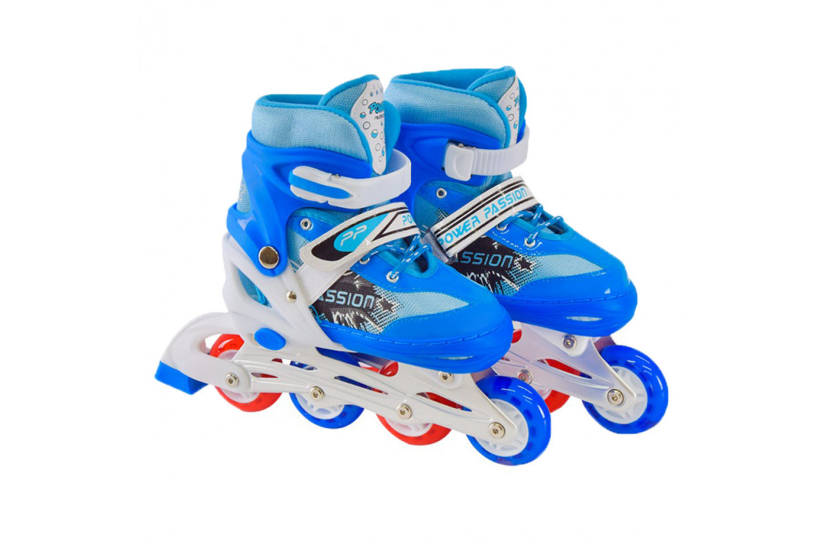 Дитячі ролики RL2406(Blue) колеса що світяться, синій, L (39-42) Дитячі ролики RL2406(Blue) колеса що світяться, синій, L (39-42)
