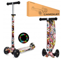 Самокат дитячий MAXI iTrike JR3-055-WP17 складний