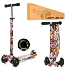 Самокат дитячий MAXI iTrike JR3-055-WP17 складний
