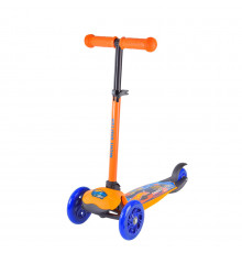 Дитячий самокат Hot Wheels Bambi LS2212 з рюкзачком 17х20 см