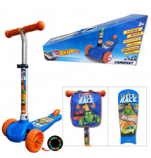 Самокат дитячий 3-х колісний LS2118 (RL7T) Hot Wheels