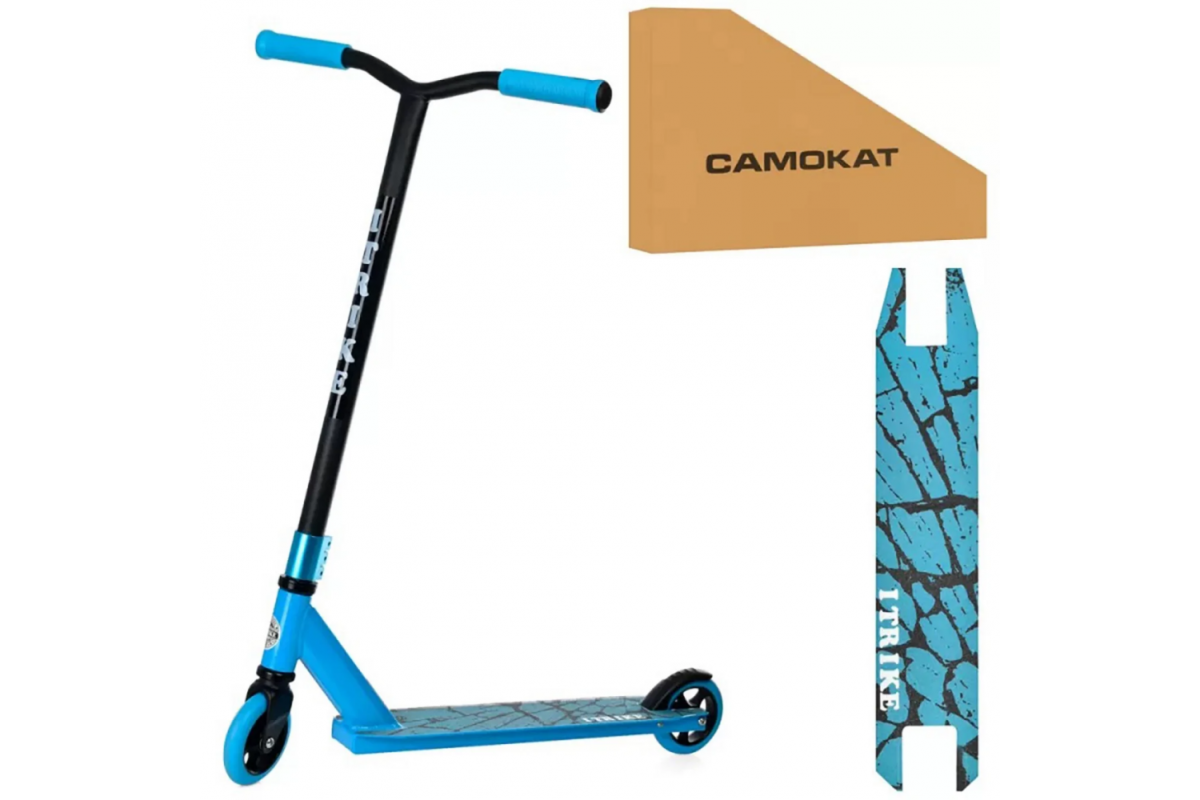 Самокат ITrike SR 2-066-6-BL Алюм + сталь, трюковий, HIC Самокат ITrike SR 2-066-6-BL Алюм + сталь, трюковий, HIC