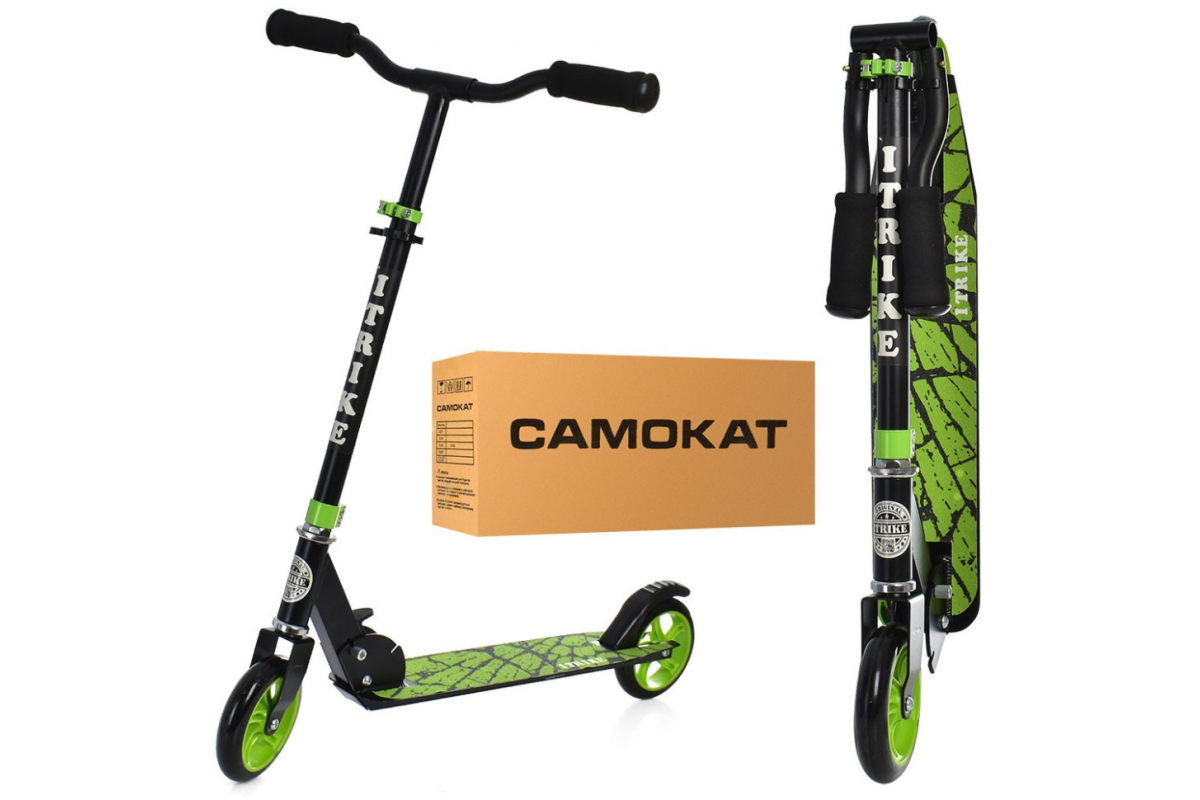 Самокат дитячий iTrike SR2-039-8-GR складний Самокат дитячий iTrike SR2-039-8-GR складний