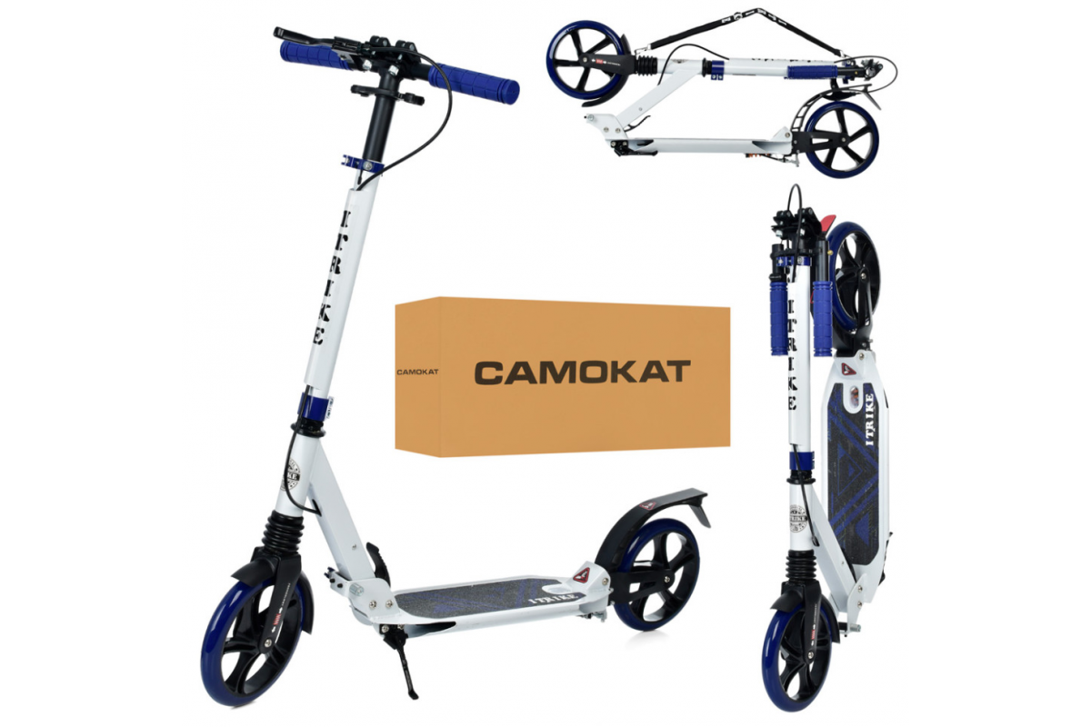 Самокат міський iTrike SR2-018-10-WBL дорослий Самокат міський iTrike SR2-018-10-WBL дорослий