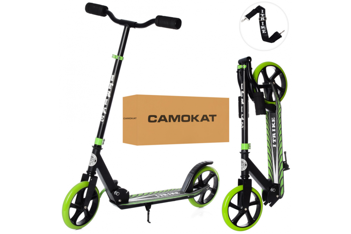 Самокат дитячий iTrike SR2-010-10-B-GR складний Самокат дитячий iTrike SR2-010-10-B-GR складний