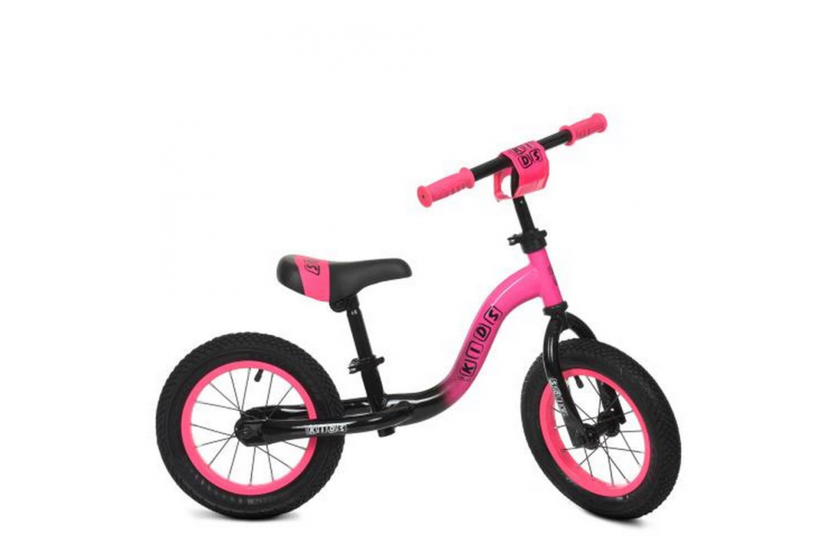 Биговел детский Profi Kids ML1201A-4 розово-черный, 12 дюймов Биговел детский Profi Kids ML1201A-4 розово-черный, 12 дюймов