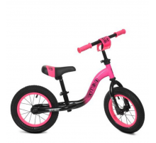 Біговел дитячий Profi Kids ML1201A-4 рожево-чорний, 12 дюймів
