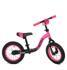Біговел дитячий Profi Kids ML1201A-4 рожево-чорний, 12 дюймів