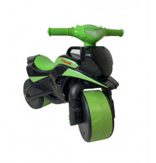 Мотобайк беговел музичний Doloni Toys 0139/59 Чорно-Зелений
