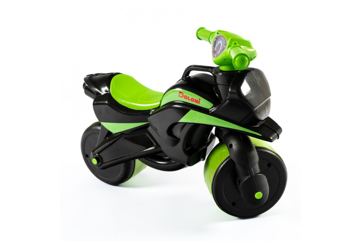 Мотобайк беговел Doloni Toys 0138/590 Чорно-Зелений Мотобайк беговел Doloni Toys 0138/590 Чорно-Зелений