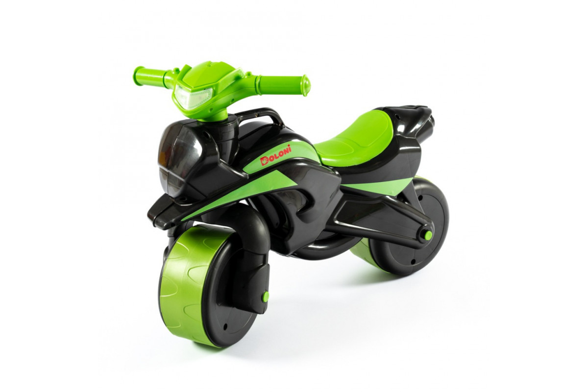Мотобайк беговел Doloni Toys 0138/590 Чорно-Зелений Мотобайк беговел Doloni Toys 0138/590 Чорно-Зелений