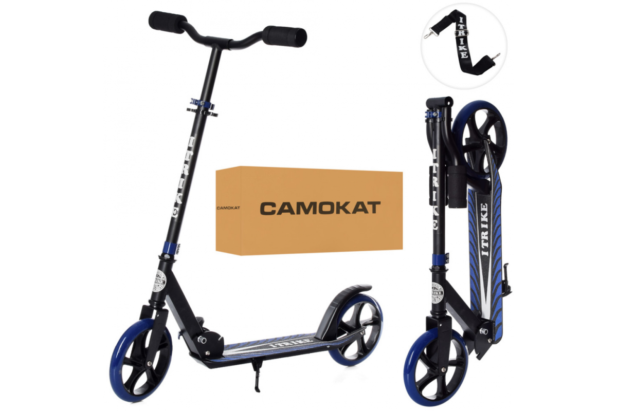 Самокат дитячий iTrike SR2-010-10-B-BL складний Самокат дитячий iTrike SR2-010-10-B-BL складний