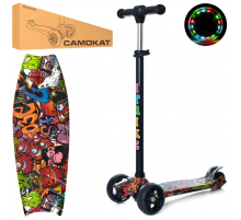Самокат детский MAXI iTrike JR 3-060-22-WP6 трехколесный