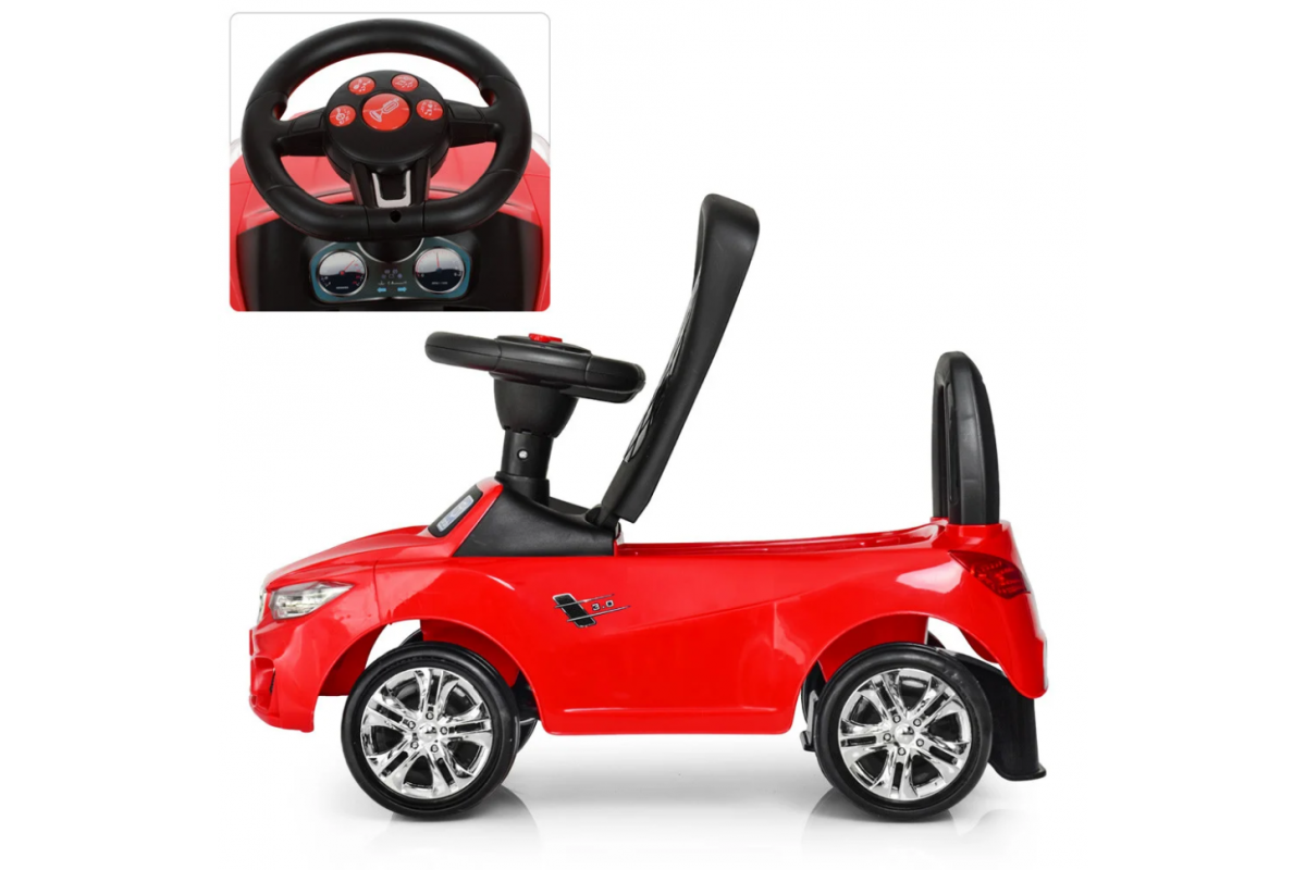 Каталка-толокар Bambi M 3147B-3 Червоний музичний Каталка-толокар Bambi M 3147B-3 Червоний музичний