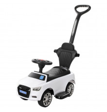Дитяча каталка-толокар M 3503A-1 Білий, з батьківською ручкою