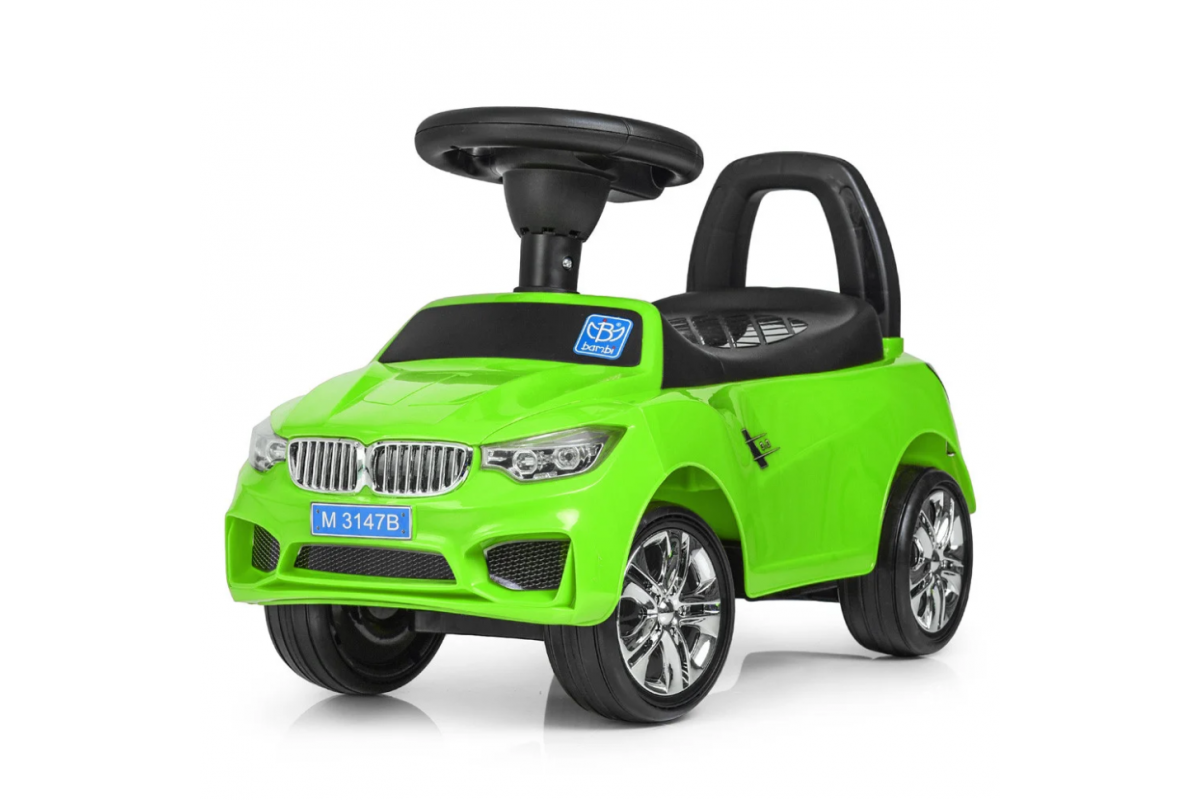 Каталка-толокар Bambi M 3147B-5 Зелений музичний Каталка-толокар Bambi M 3147B-5 Зелений музичний