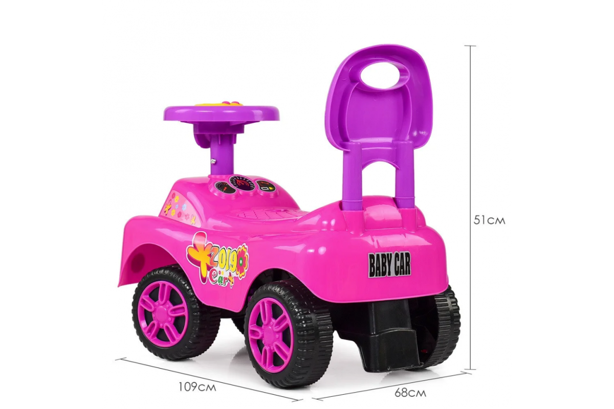Каталка-толокар Bambi M 4073-8 Рожевий Каталка-толокар Bambi M 4073-8 Рожевий