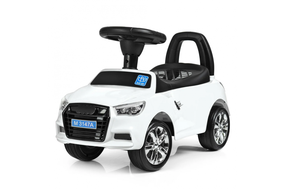 Каталка-толокарь Bambi M 3147A-1 Белый музыкальный Каталка-толокарь Bambi M 3147A-1 Белый музыкальный