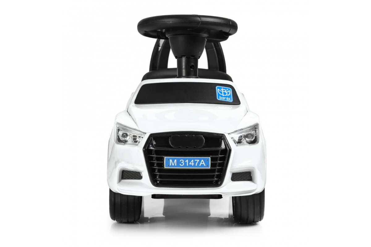 Каталка-толокарь Bambi M 3147A-1 Белый музыкальный Каталка-толокарь Bambi M 3147A-1 Белый музыкальный