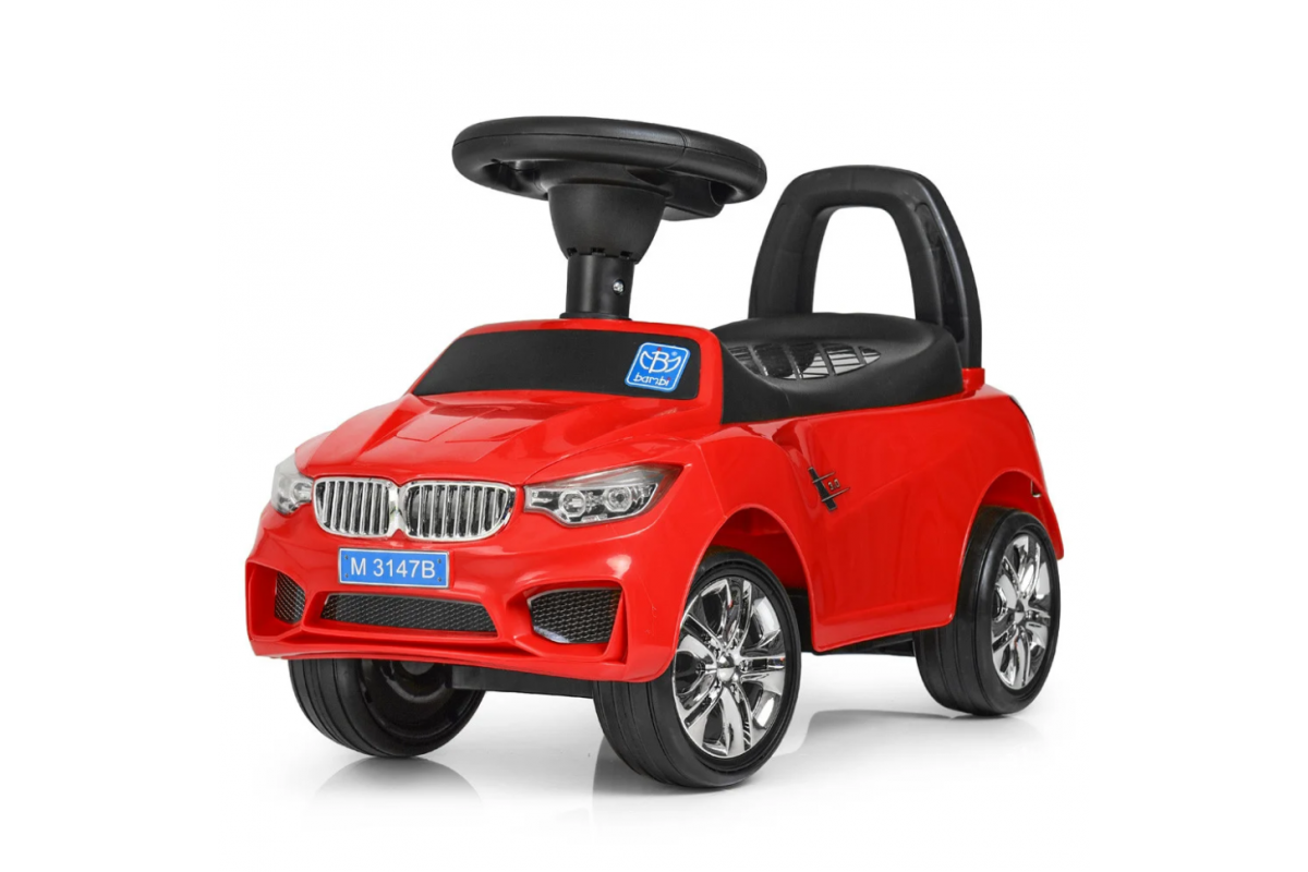 Каталка-толокар Bambi M 3147B-3 Червоний музичний Каталка-толокар Bambi M 3147B-3 Червоний музичний