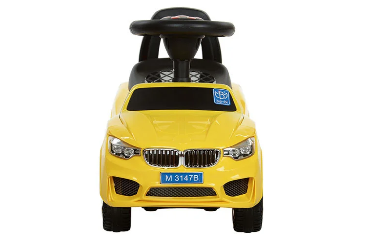 Каталка-толокар Bambi M 3147B-6 Жовтий музичний Каталка-толокар Bambi M 3147B-6 Жовтий музичний