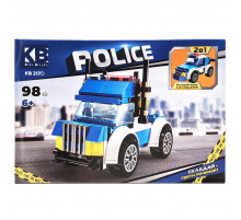 Детский конструктор Полицейская серия Police KB 217D 2 в 1, 98 деталей