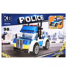 Детский конструктор Полицейская серия Police KB 217D 2 в 1, 98 деталей