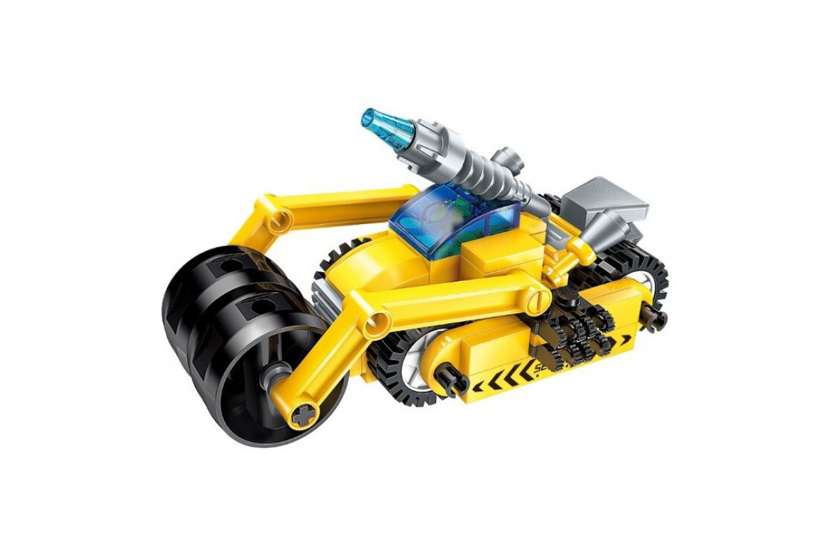 Детский Конструктор Qman 1408-1-8 транспорт, 76 дет Mobile Grader