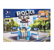 Дитячий конструктор Поліцейська серія Police KB 217A 2 в 1, 98 деталей 