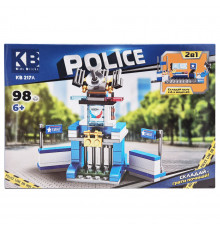 Детский конструктор Полицейская серия Police KB 217A 2 в 1, 98 деталей