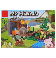 Дитячий конструктор Minecraft LD6019-2, 180 деталей 