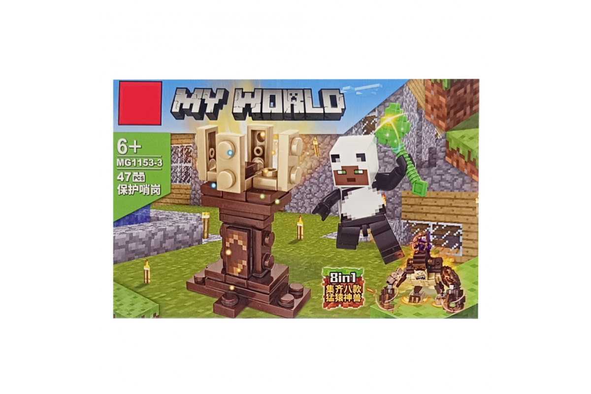 Дитячий конструктор «MINECRAFT» 1153-3, 47 деталей Дитячий конструктор «MINECRAFT» 1153-3, 47 деталей
