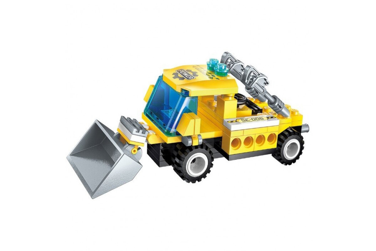 Детский Конструктор Qman 1408-1-8 транспорт, 76 дет Ball Dozer Детский Конструктор Qman 1408-1-8 транспорт, 76 дет Ball Dozer