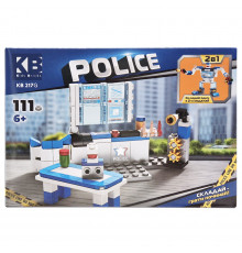Детский конструктор Полицейская серия Police KB 217G 2 в 1, 111 деталей
