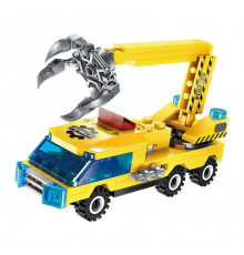 Дитячий Конструктор Qman 1408-1-8 транспорт, 76 дет  Wheeled Excavator 