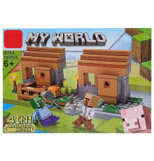 Детский конструктор Minecraft LD6019-4, 181 деталь