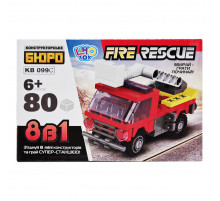 Детский конструктор Пожарная служба спасения Fire Rescue KB 099C 80 деталей