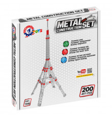 Металевий конструктор Ейфелева вежа ТехноК 7440TXK, 200 деталей 