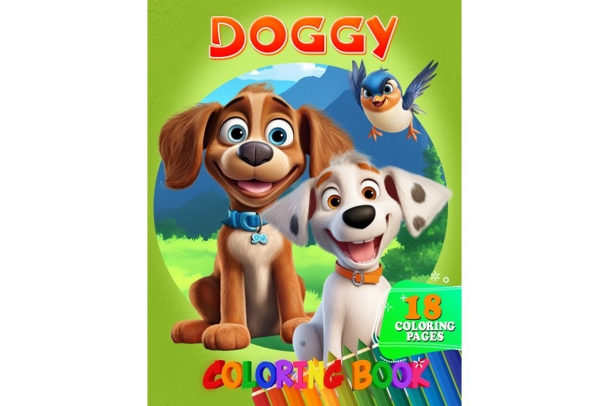 Раскраска для детей Doggy А05122409 формат А4 Раскраска для детей Doggy А05122409 формат А4