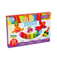 Набор для лепки с тестом Color Dough 41204, 20 стыков.