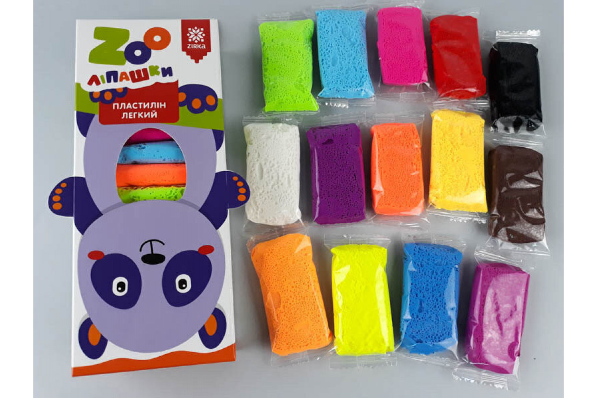 Пластилін легкий ZOOлипашки Пластилін легкий ZOOлипашки