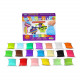 Набор для лепки с воздушным пластилином Elastic Clay 70140, 20 стыков