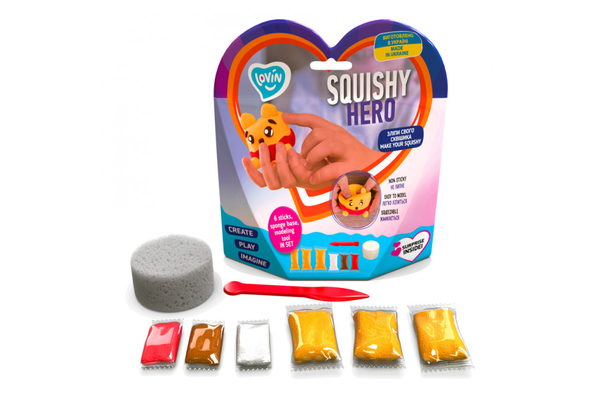Набір для ліплення з повітряним пластиліном Squishy Squiny Pooh ТМ Lovin 70128 Набір для ліплення з повітряним пластиліном Squishy Squiny Pooh ТМ Lovin 70128