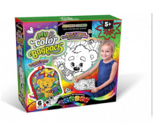 Комплект креативного творчества My Color BagPack CBP-01 Рюкзак-раскраска Мишка