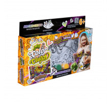Пенал раскраска "My color Clutch" Danko Toys CCL-01-01U Две совы