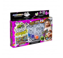 Пенал раскраска "My color Clutch" Danko Toys CCL-01-01U Совы