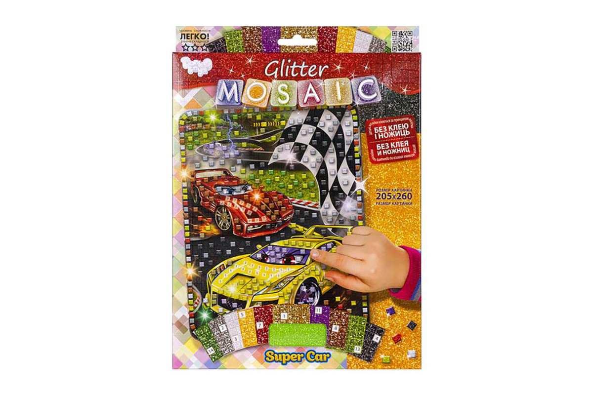 Креативное творчество Glitter Mosaic Super Car БМ-03-02 блестящая мозаика Креативное творчество Glitter Mosaic Super Car БМ-03-02 блестящая мозаика