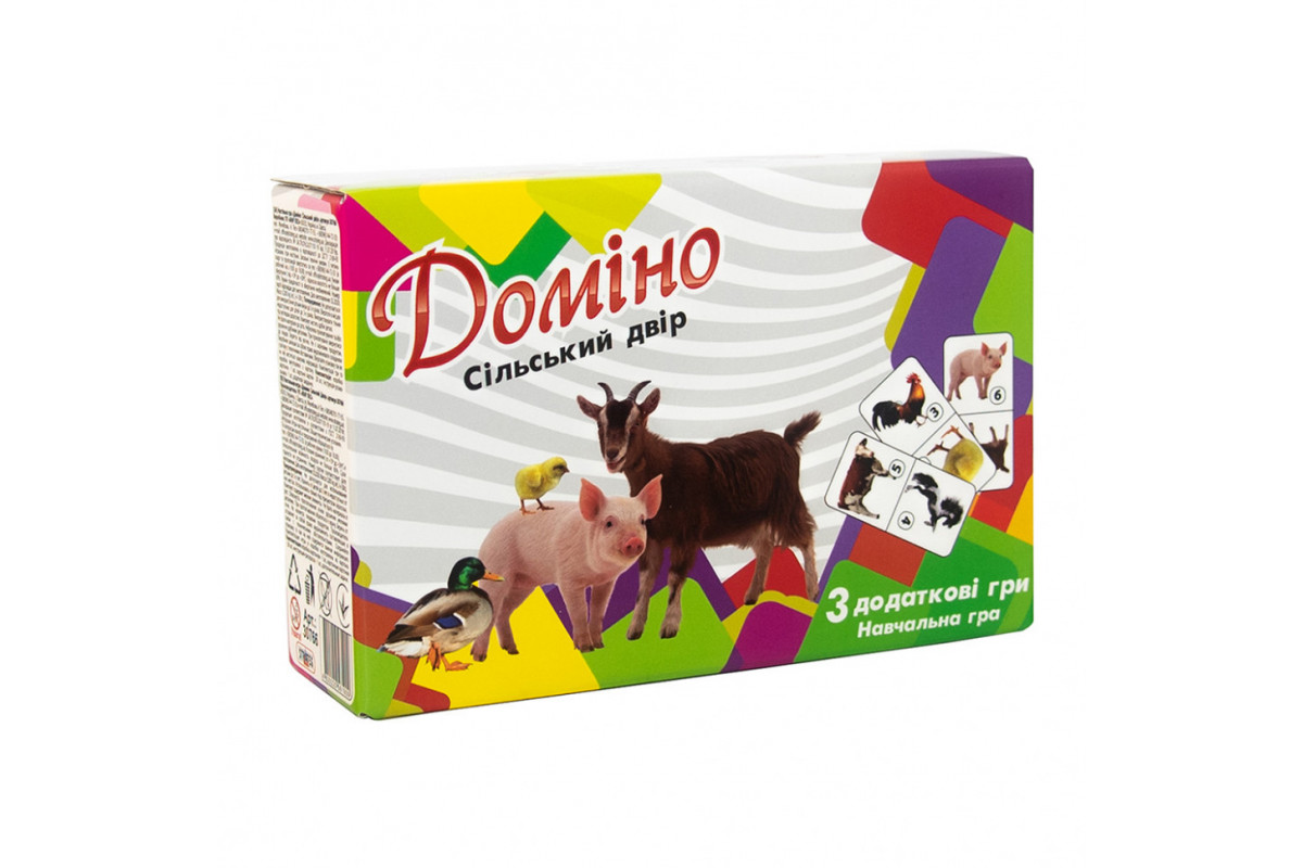 Настольная игра Домино Сельский двор 30766 (рус.) Настольная игра Домино Сельский двор 30766 (рус.)
