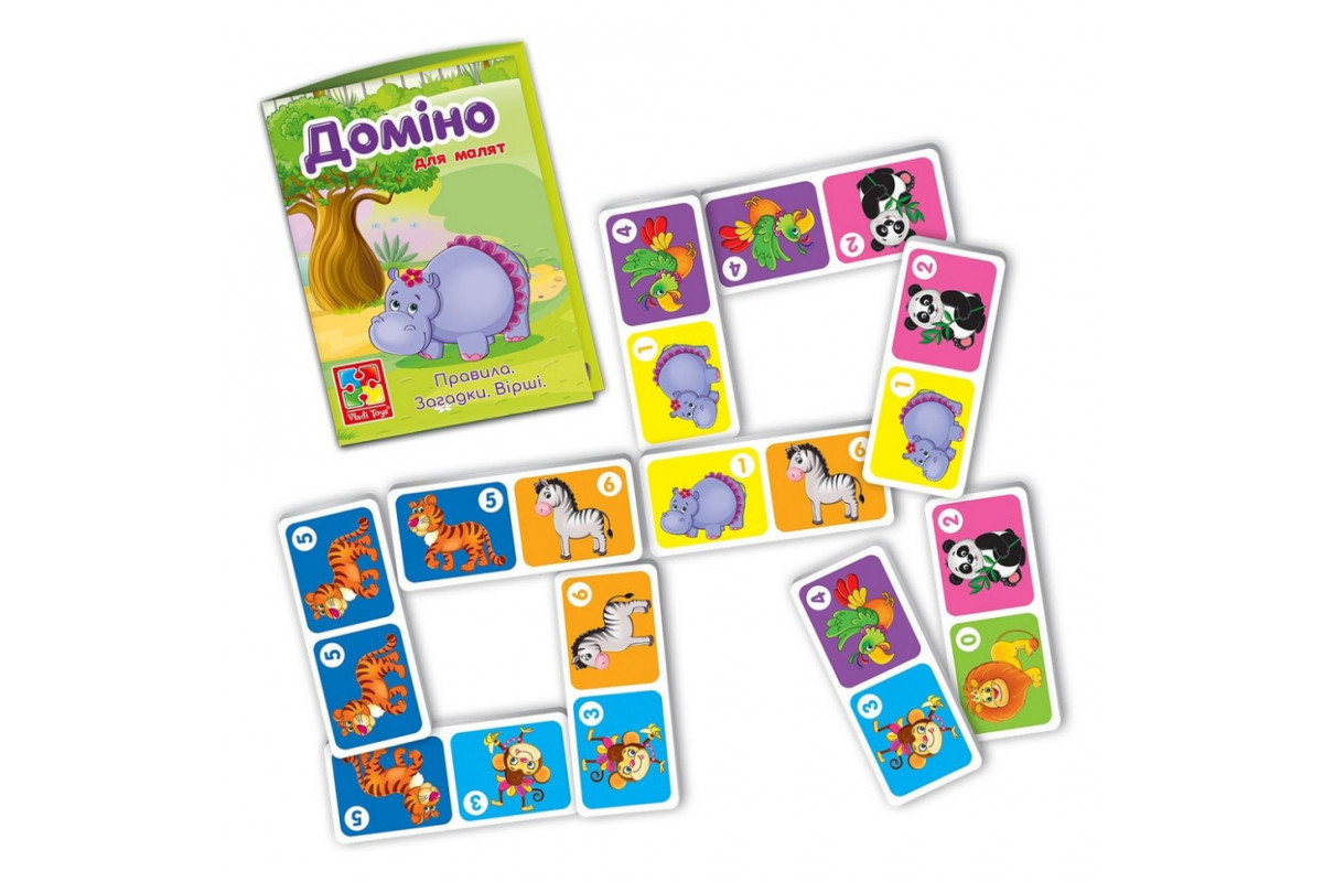 Детская настольная игра Домино Детская настольная игра Домино